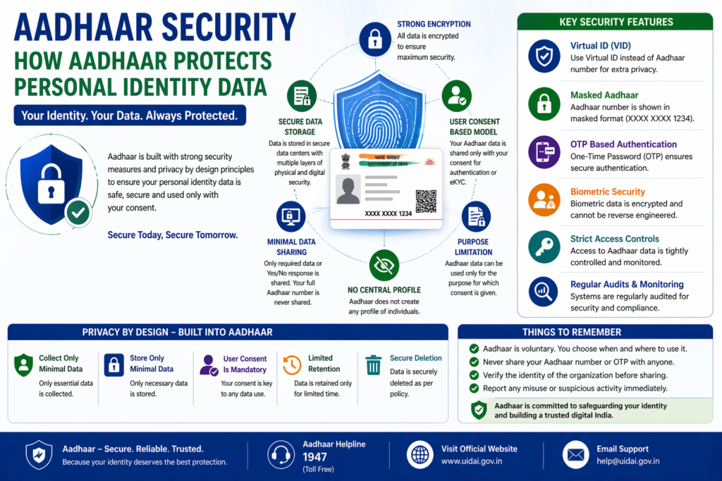 Aadhaar Security How Aadhaar Protects Personal Identity Data