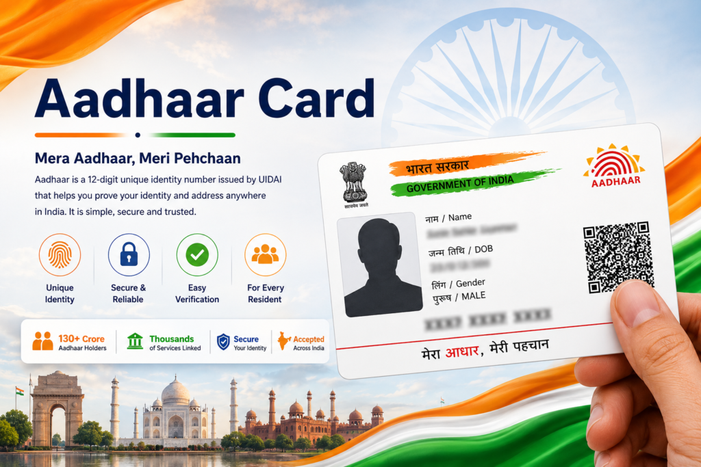 Aadhaar Card: Complete Guide to Aadhaar Services