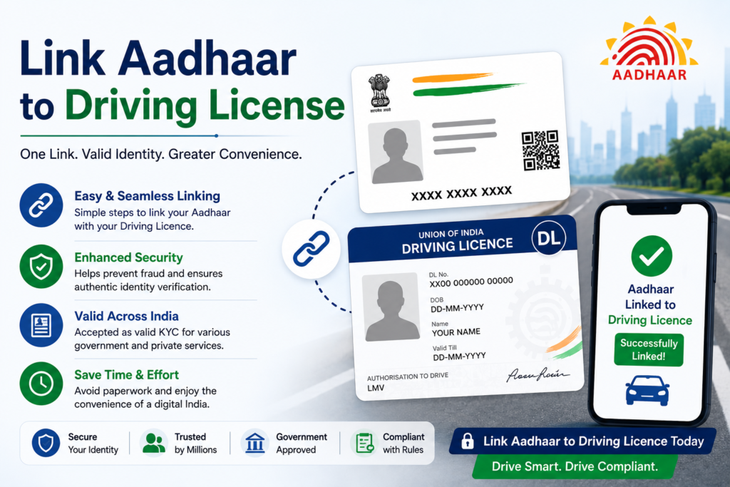 Link Aadhaar to Driving License