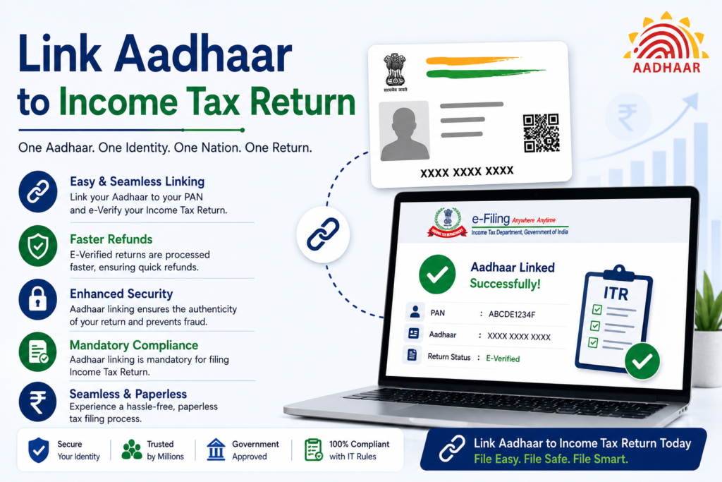 Link Aadhaar to Income Tax Return