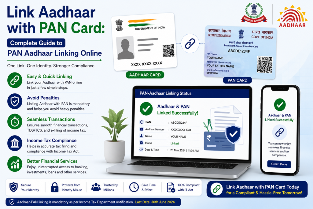 Link Aadhaar with PAN Card